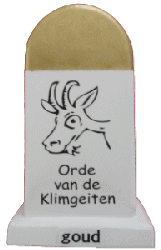 Gouden klimgeitenzuiltje