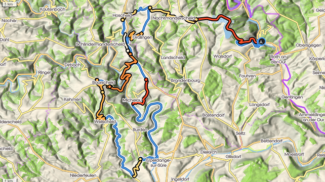 Route van Rondje C